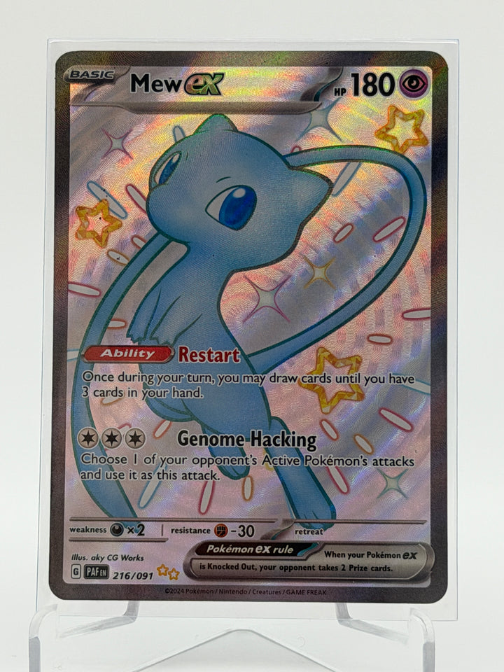 Mew ex (216/091) - Paldean Fates