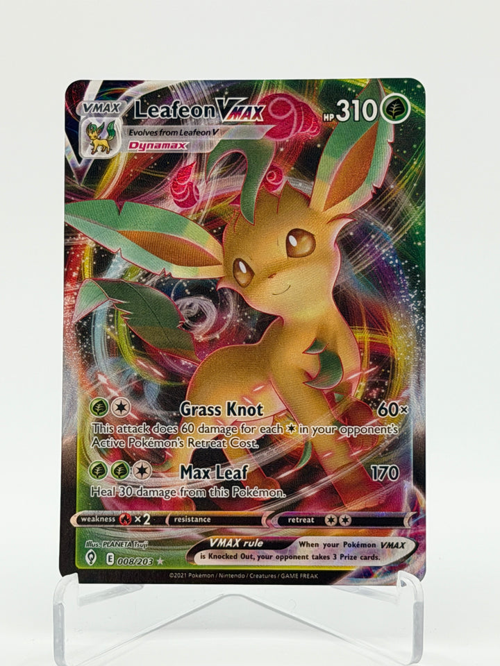 Leafeon VMAX (008/203) - Evolving Skies