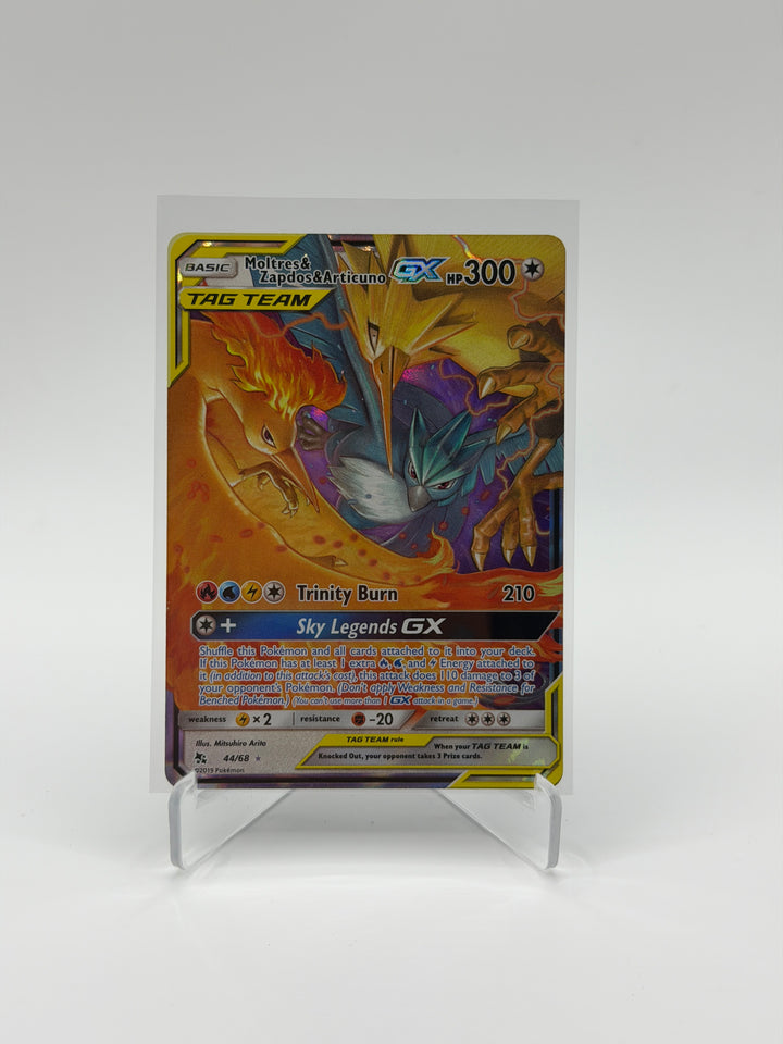 Moltres & Zapdos & Articuno GX (44/68) - Hidden Fates