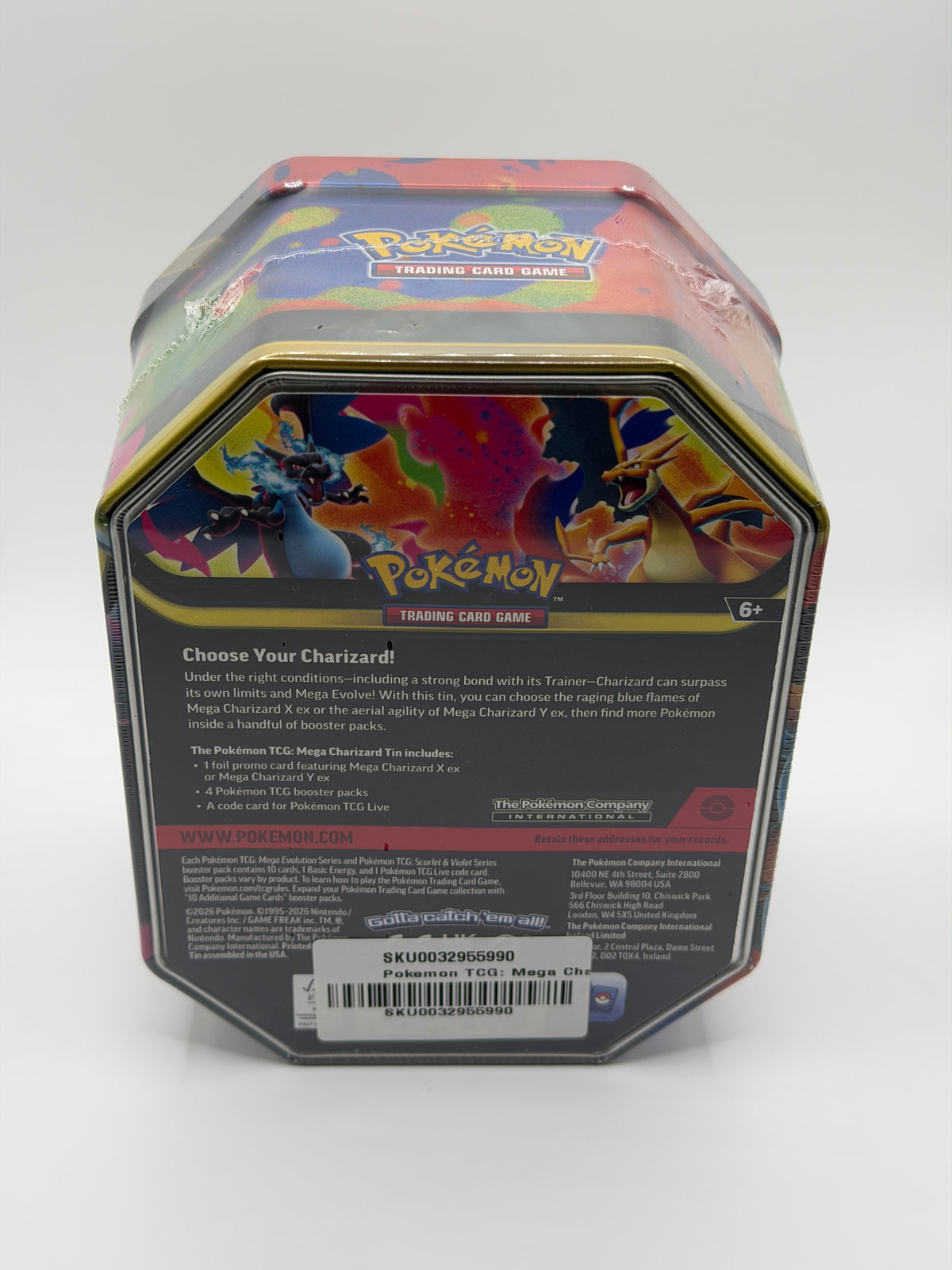 Pokémon TCG: Mega Charizard Tin (Mega Charizard Y)