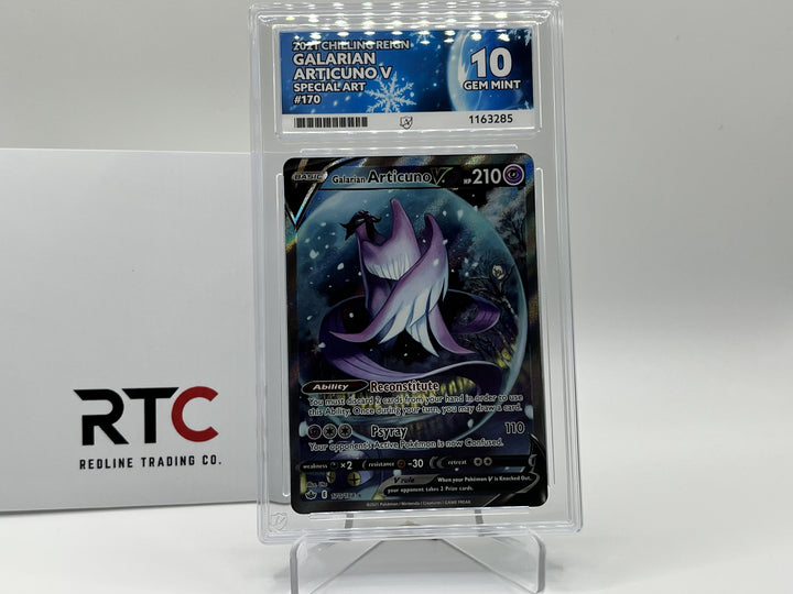 Galarian Articuno V (Alternate Full Art) (170/198) - Chilling Reign - ACE 10
