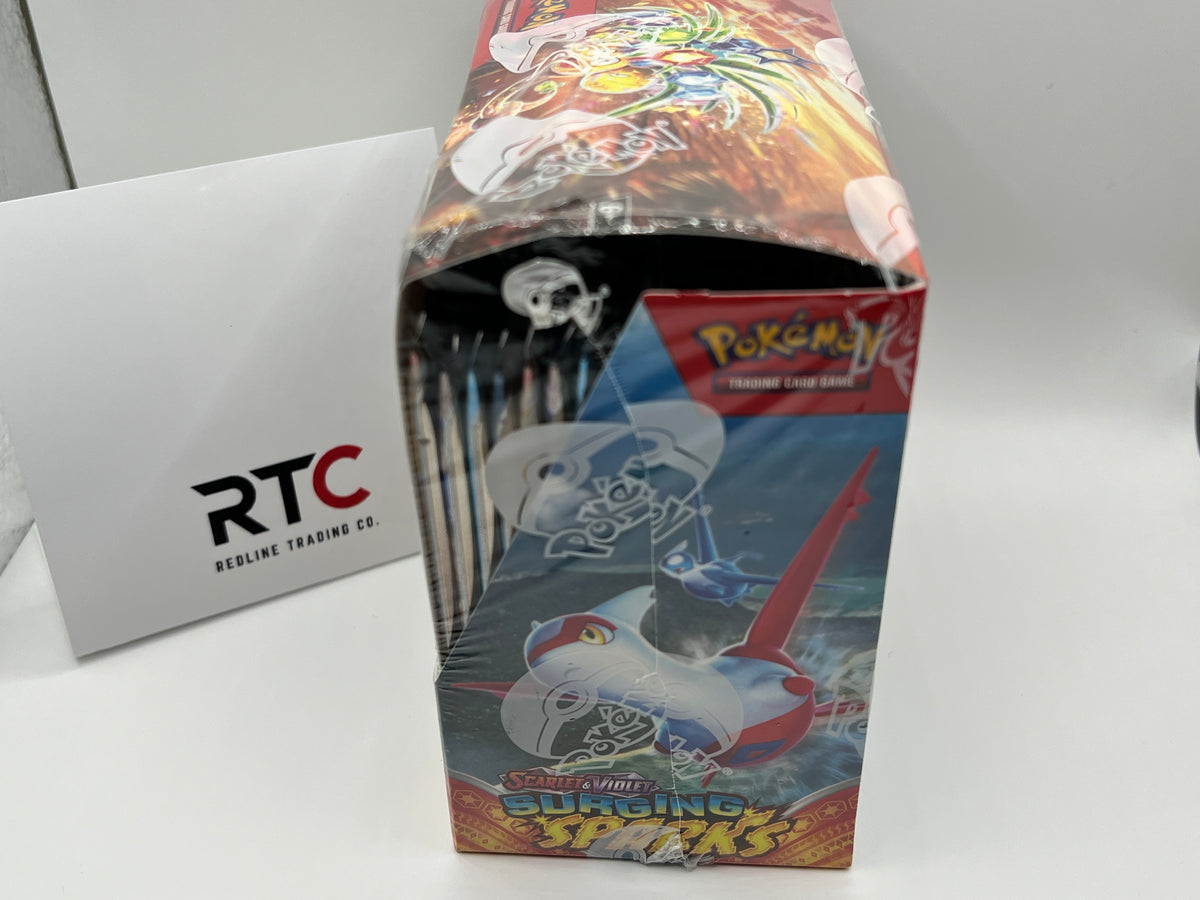 Pokémon TCG - Surging Sparks - Booster Box (small tear in plastic)