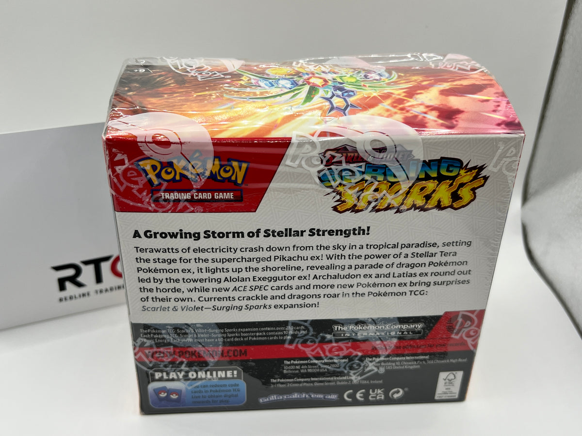 Pokémon TCG - Surging Sparks - Booster Box (small tear in plastic)