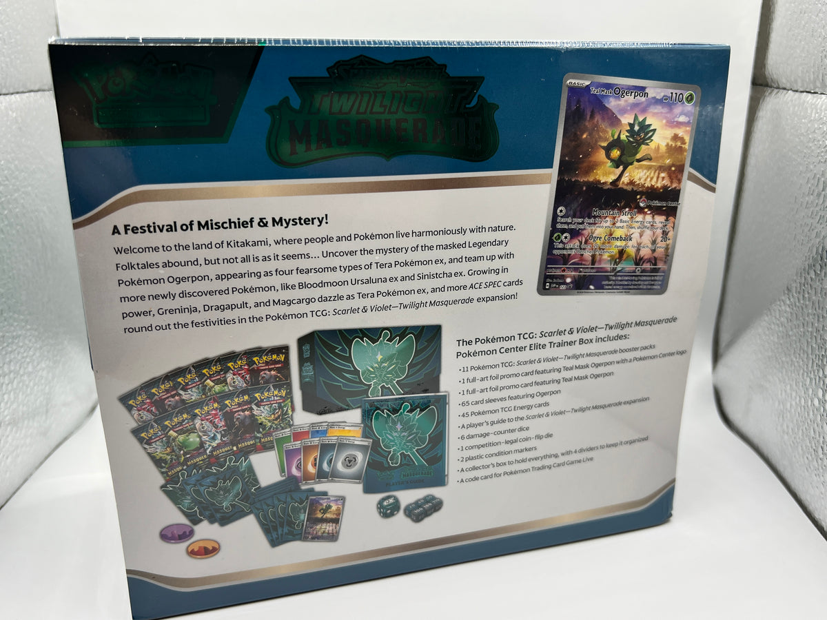 Pokémon TCG - Scarlet & Violet - Twilight Masquerade - Elite Trainer Box (Pokemon Center ETB)