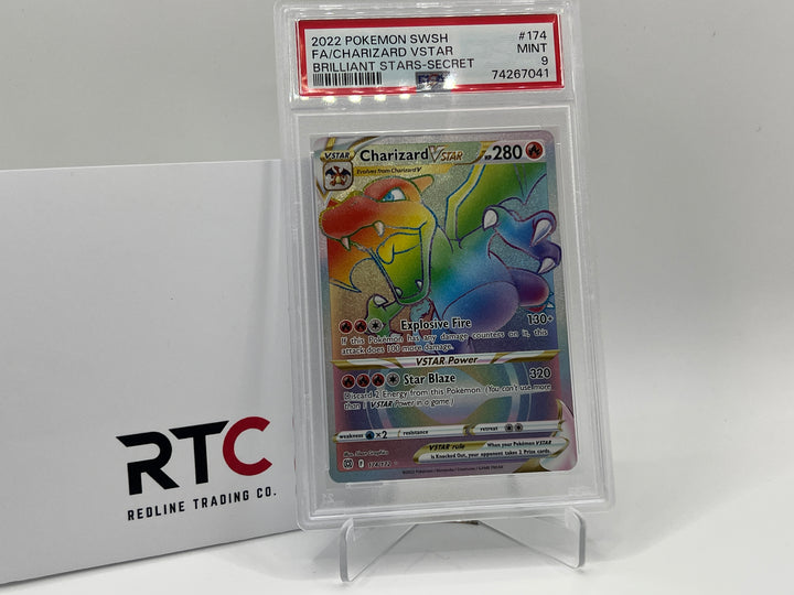 Charizard VSTAR (174/172) - Brilliant Stars - PSA 9