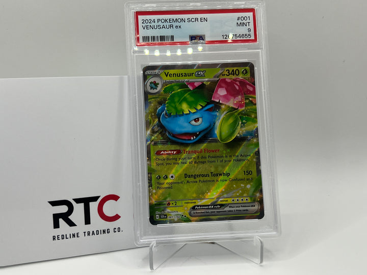 Venusaur EX (001/142) - Stellar Crown - PSA 9