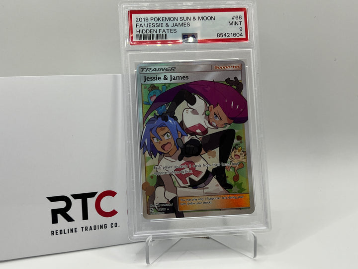 Jessie & James (Full Art) (68/68) - Hidden Fates - PSA 9