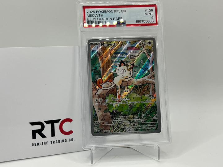 Meowth (106/094) - Phantasmal Flames - PSA 9